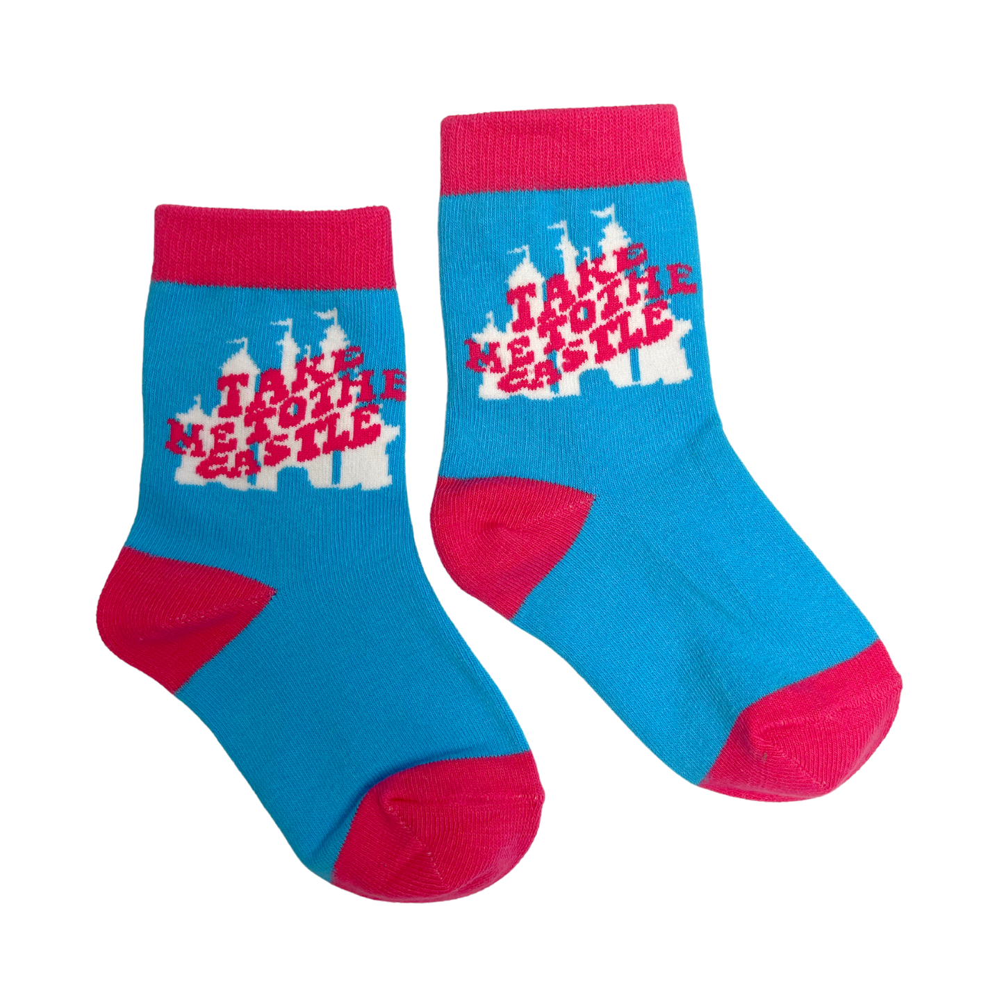 *KIDS* TAKE ME TO THE CASTLE SOCKS